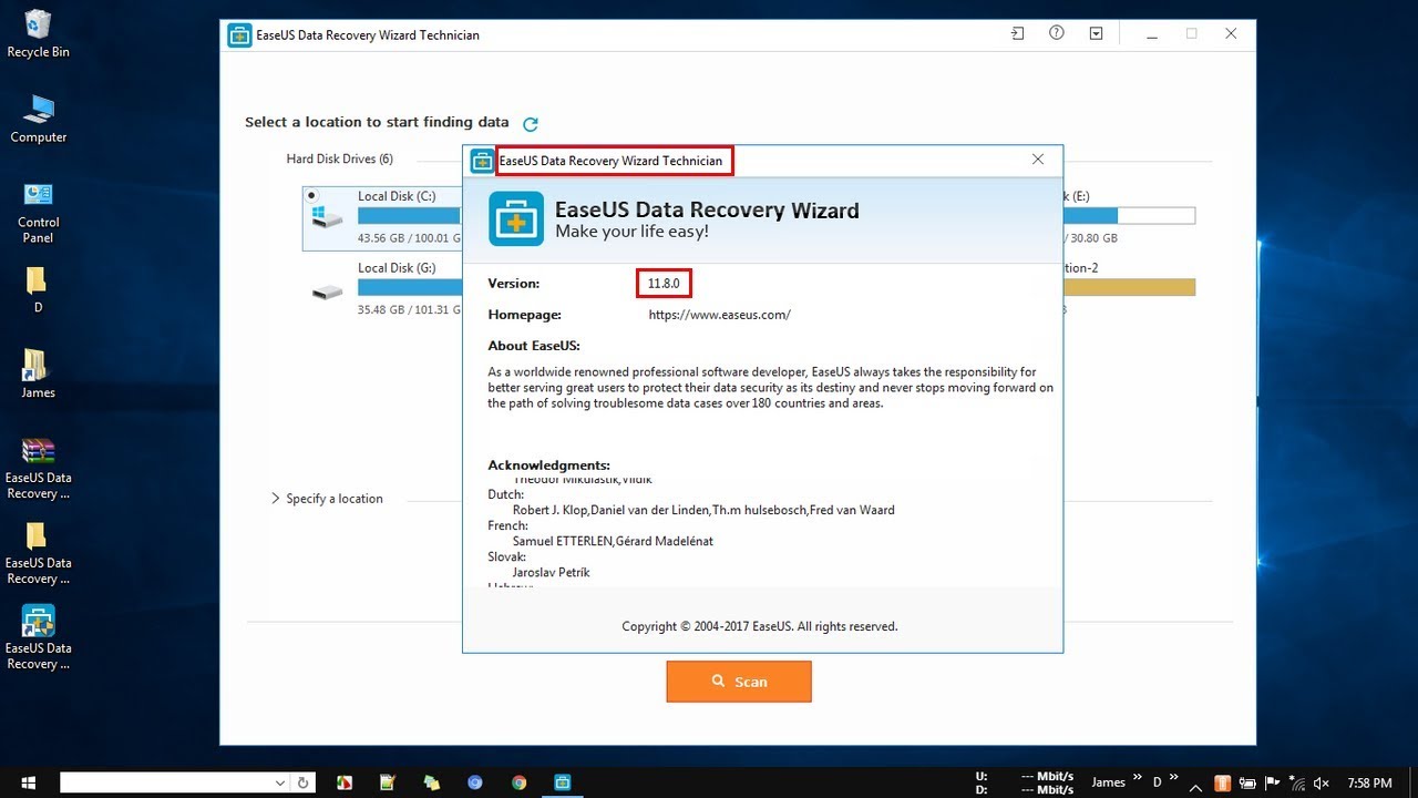 easeus data recovery wizard free edition license key